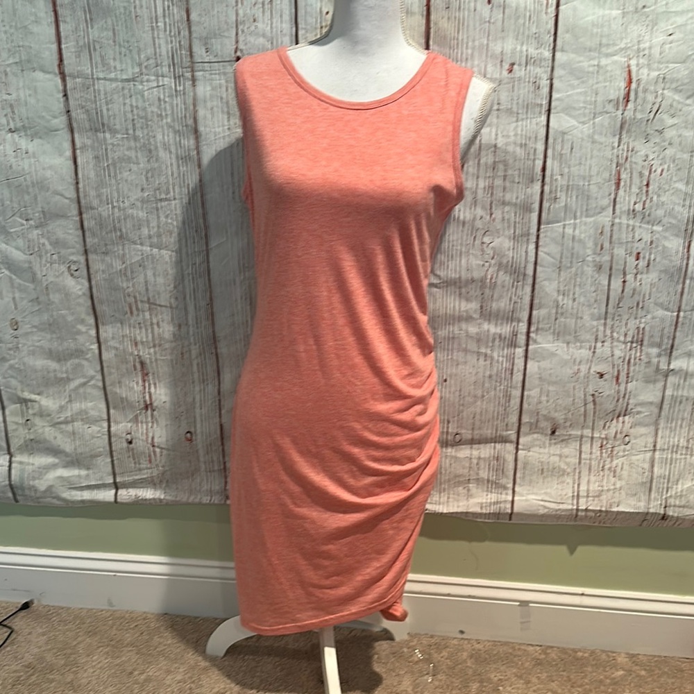 Sleeveless Coral Dress